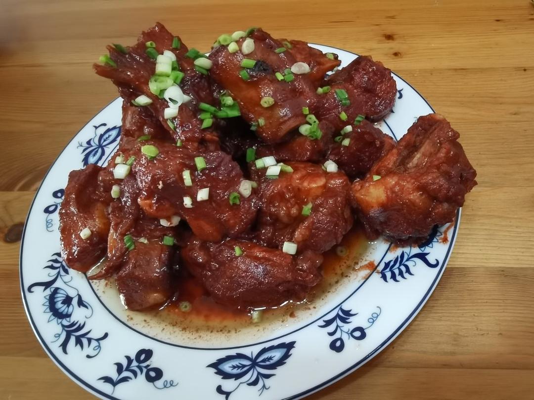 红腐乳烧排骨