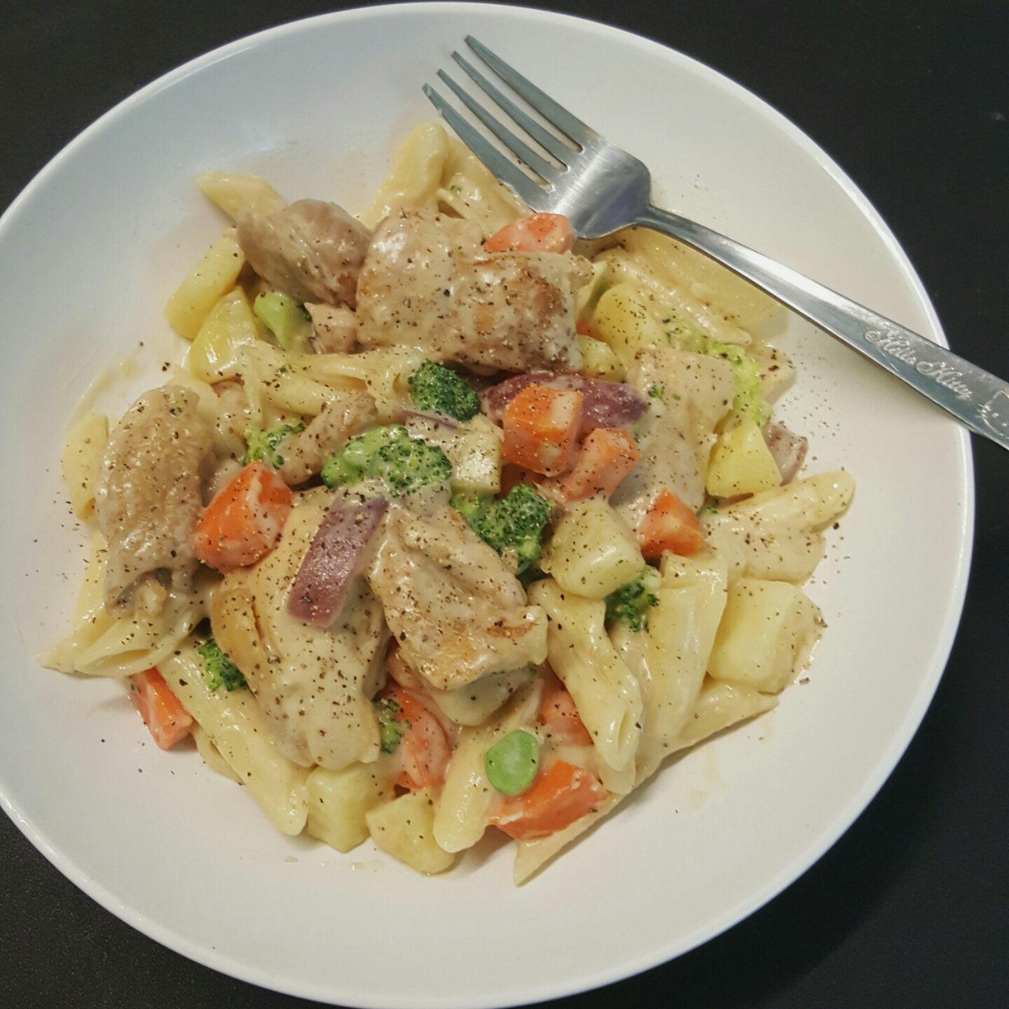 白汁鸡皇饭