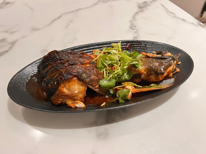 红烧青鱼块的做法