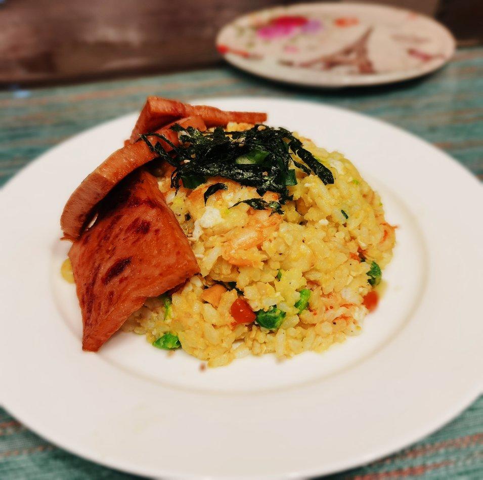 【耳光炒饭 & 烤茄子】