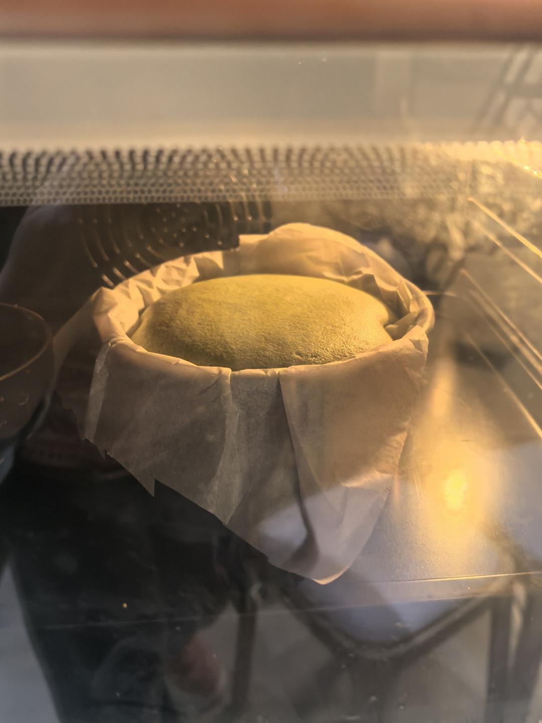 六寸抹茶戚风蛋糕