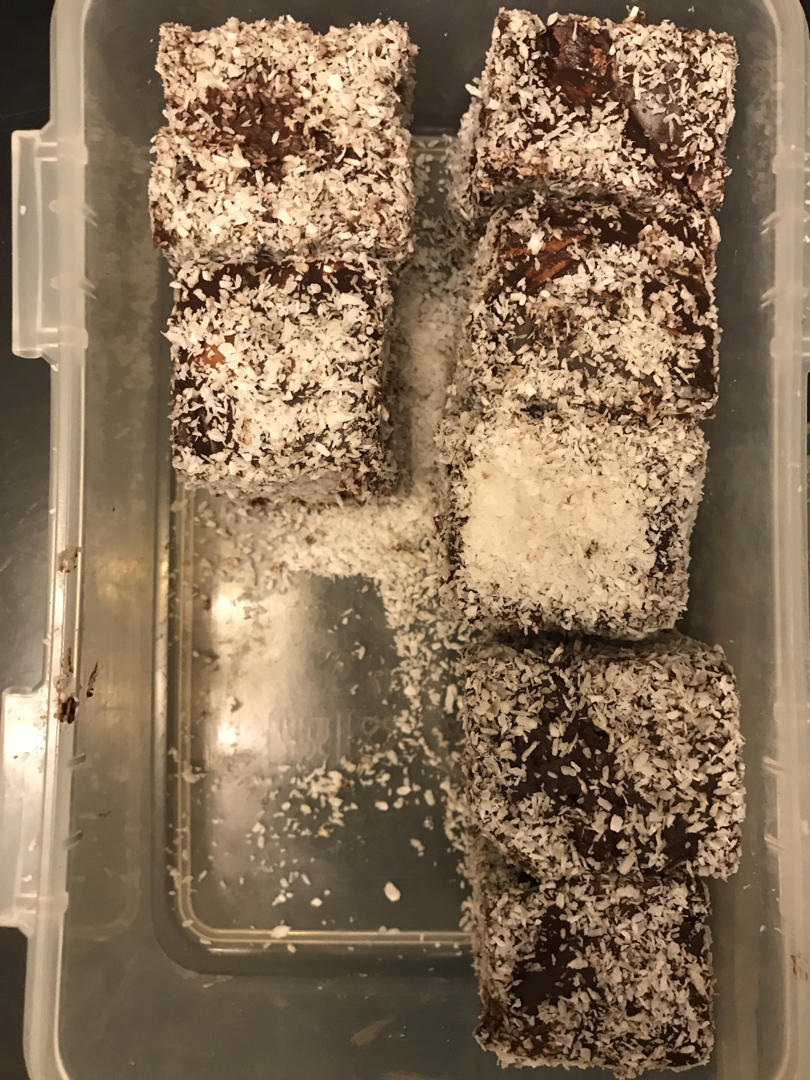 莱明顿 巧克力蛋糕 澳洲甜点