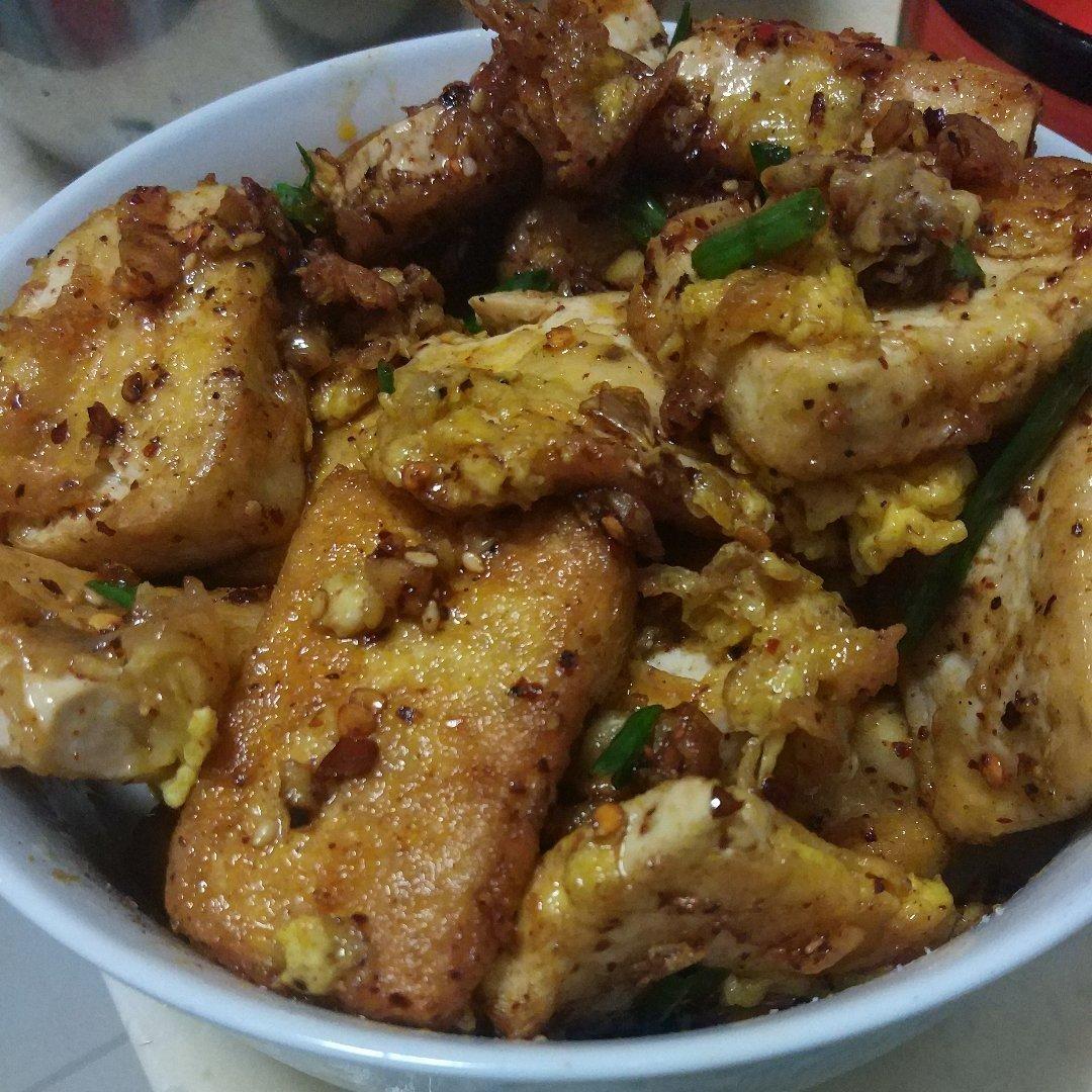 无敌美味的香煎豆腐