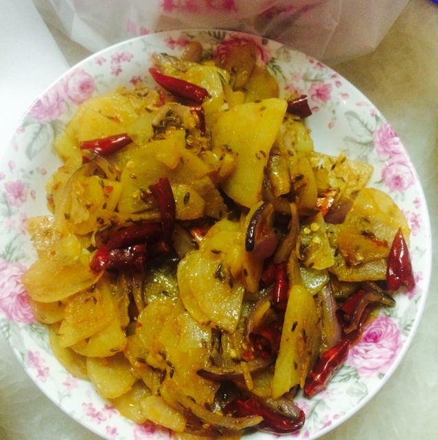 孜然洋葱土豆片