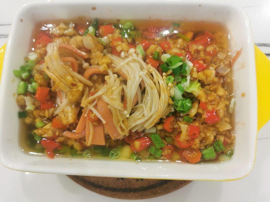 蒜蓉金针蘑