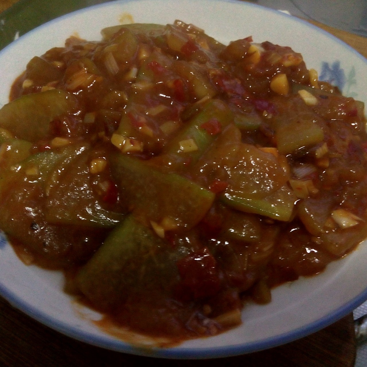 素炒冬瓜