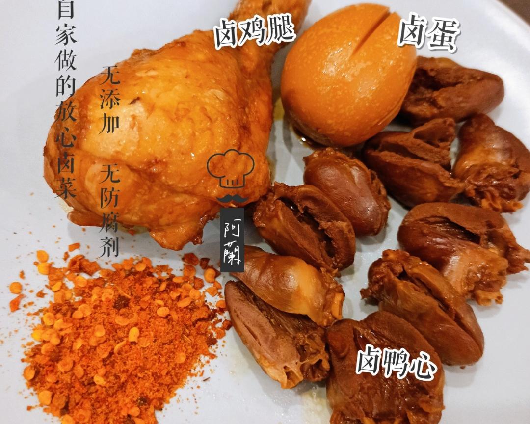 家常卤菜(超好吃,可以卤鸡腿,卤鸡爪,卤蛋,卤鸭心)的做法