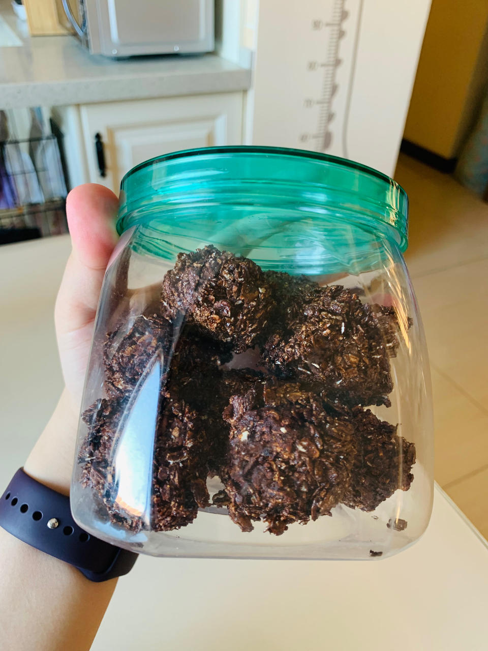 消耗巧克力酱——巧克力燕麦球