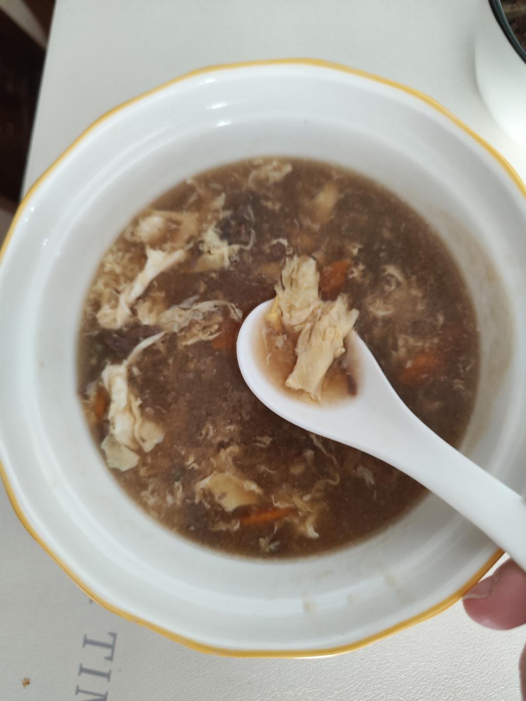 【宝宝辅食】豌豆牛肉蛋花汤