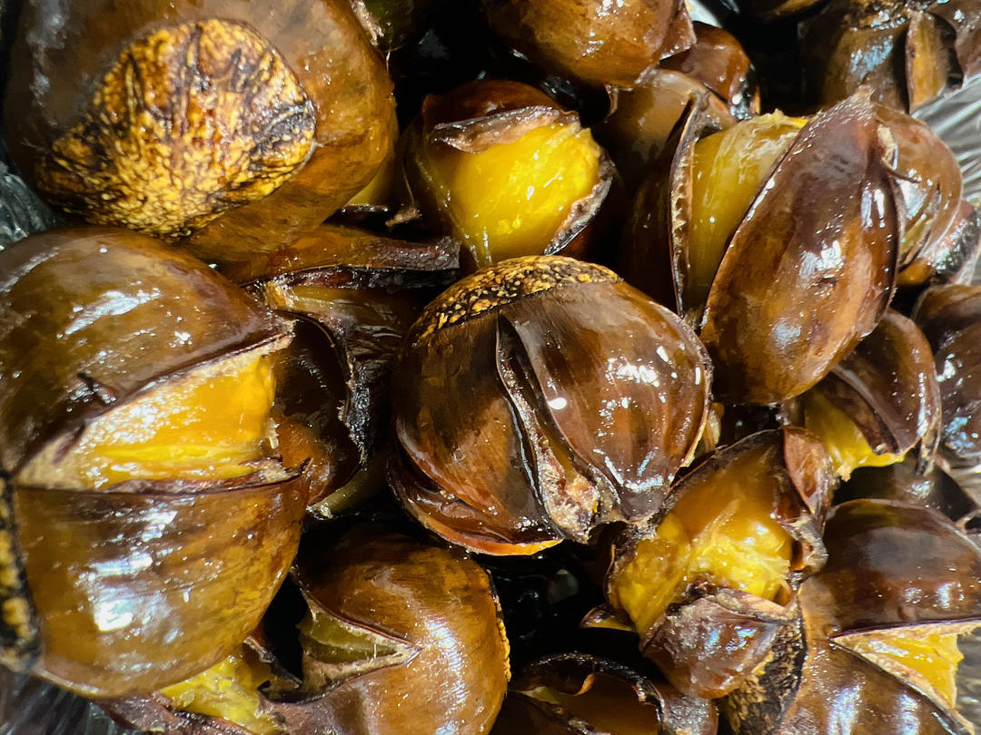 ‼️香甜软糯‼️轻松好剥㊙️烤箱版糖炒栗子