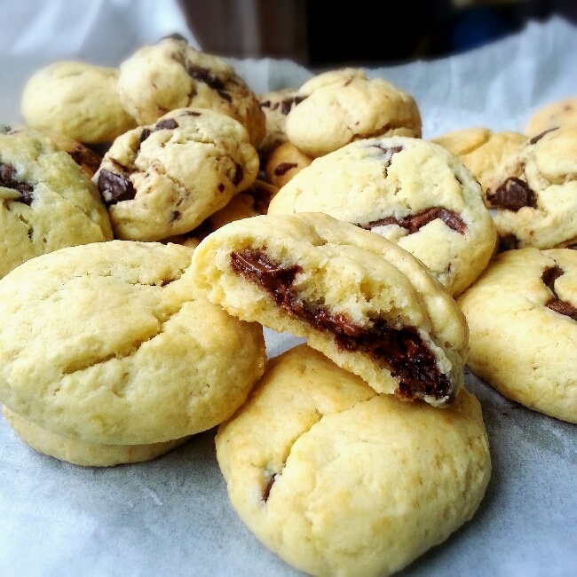 Coconut Nutella Cookies 榛子巧克力椰蓉饼