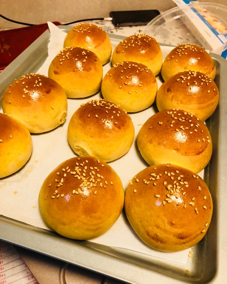 奶黄小餐包-一次发酵超好吃（附快手奶黄馅制作方法）