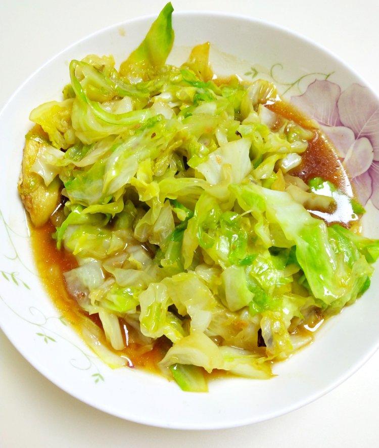 美丽的mjj做的蚝油包菜