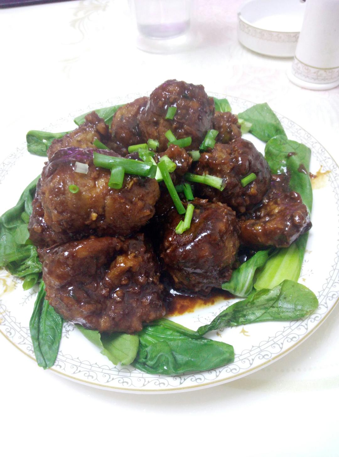 不用油炸的猪肉莲藕丸子