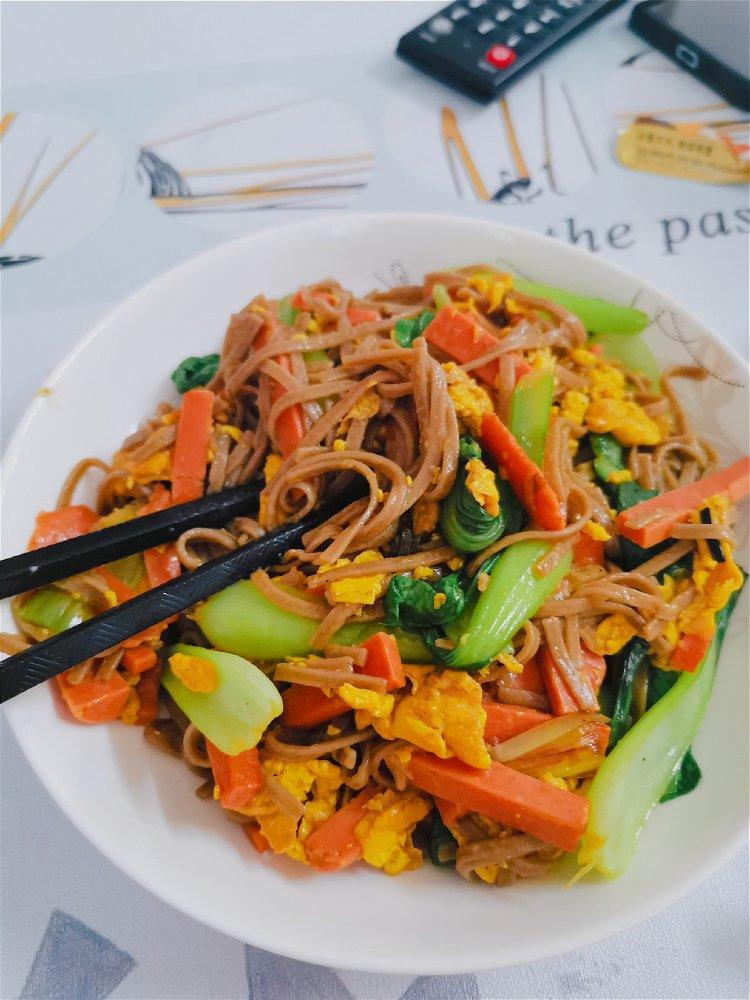 一人份炒荞麦面（懒人版）