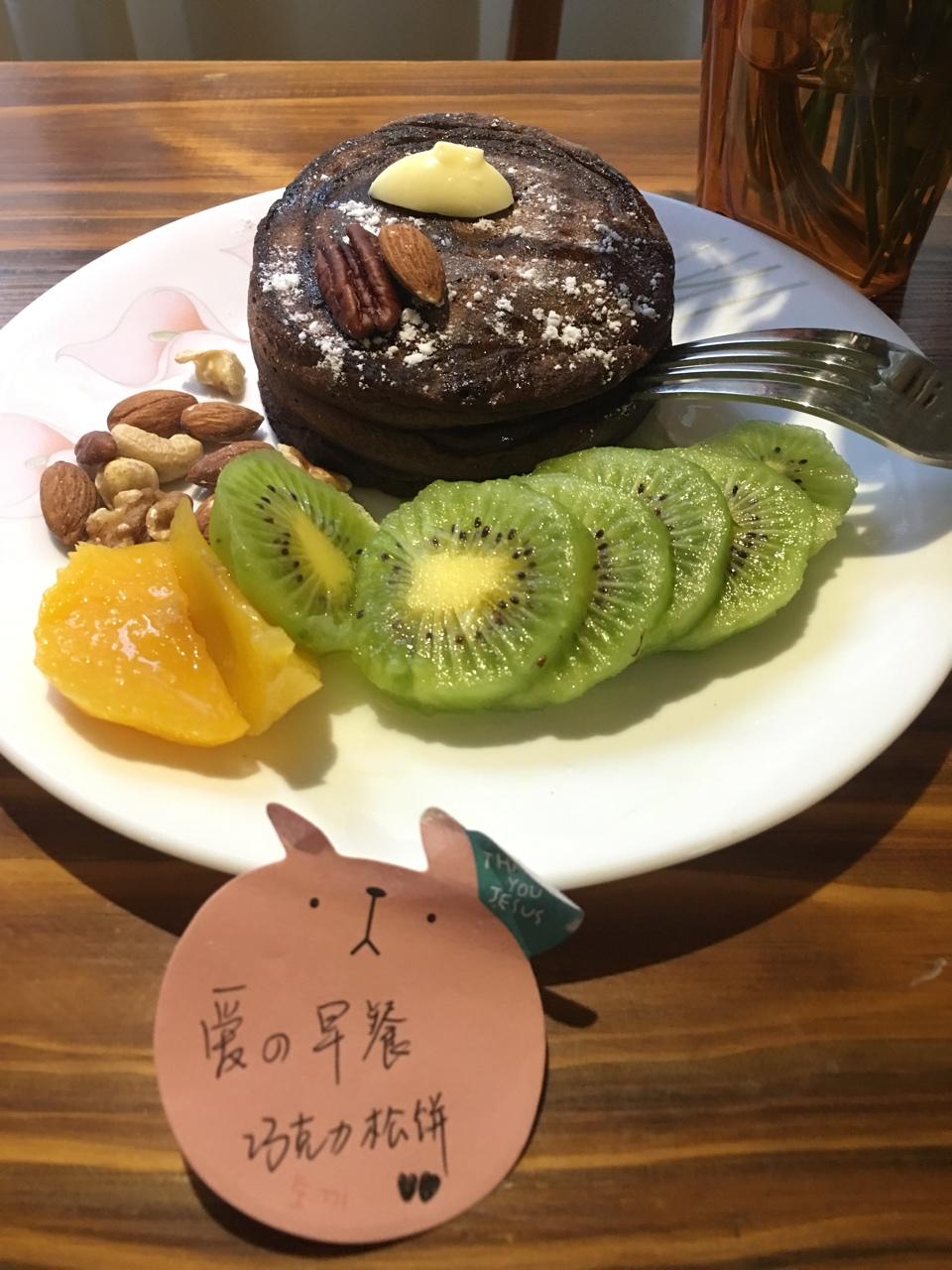 巧克力pancake~美味松饼