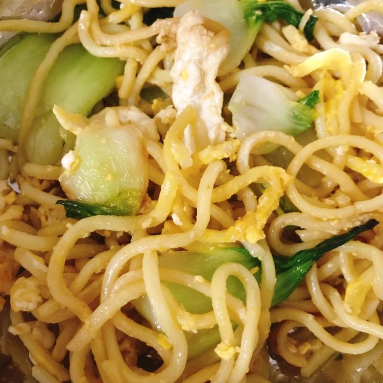 鸡蛋青菜炒面（宝宝面）