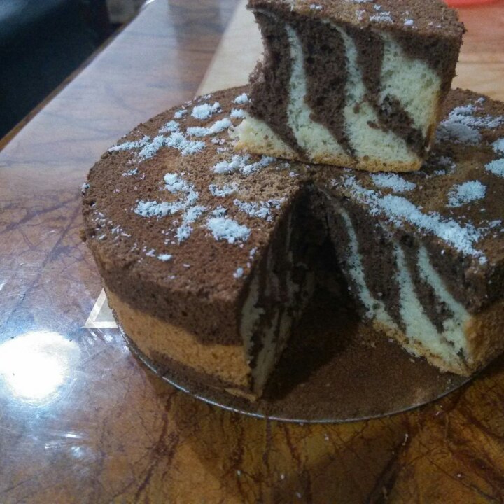 斑马纹酸奶蛋糕