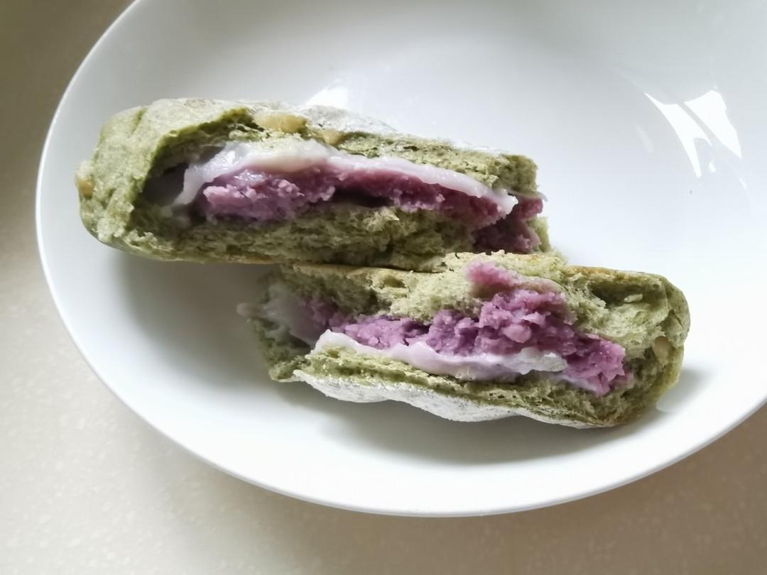 芋泥麻薯软欧包