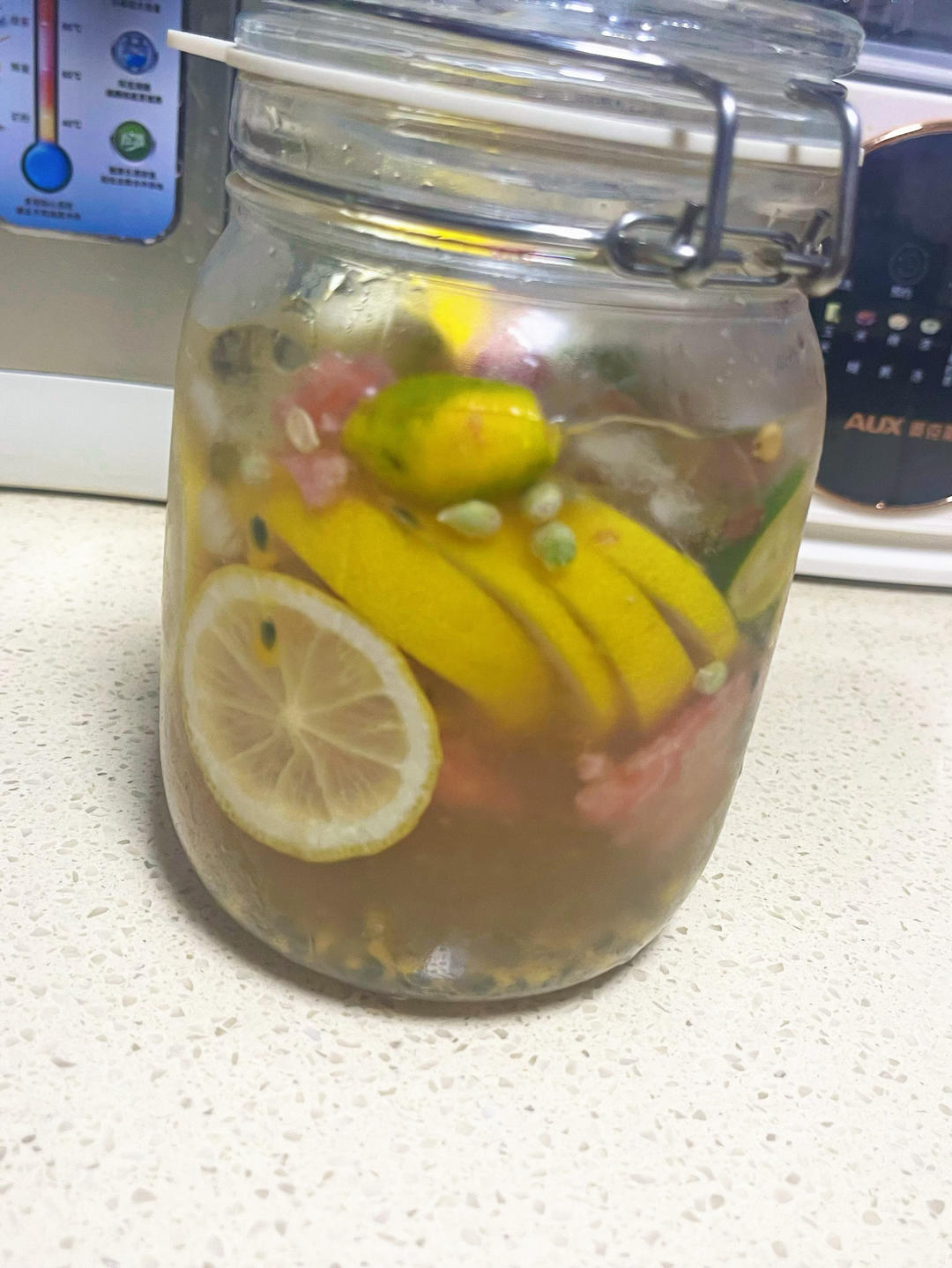 自制无敌好喝夏日解腻水果茶🍊完爆饮品店，新手百分百成功，试试就知道