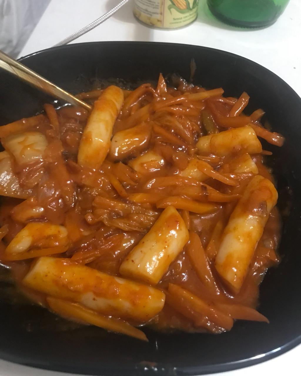 韩式辣炒年糕（or网红芝士套路之芝心年糕）