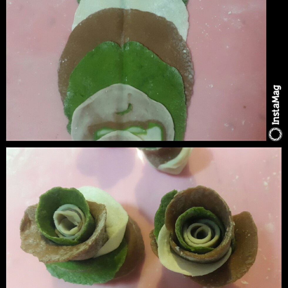 玫瑰花馒头