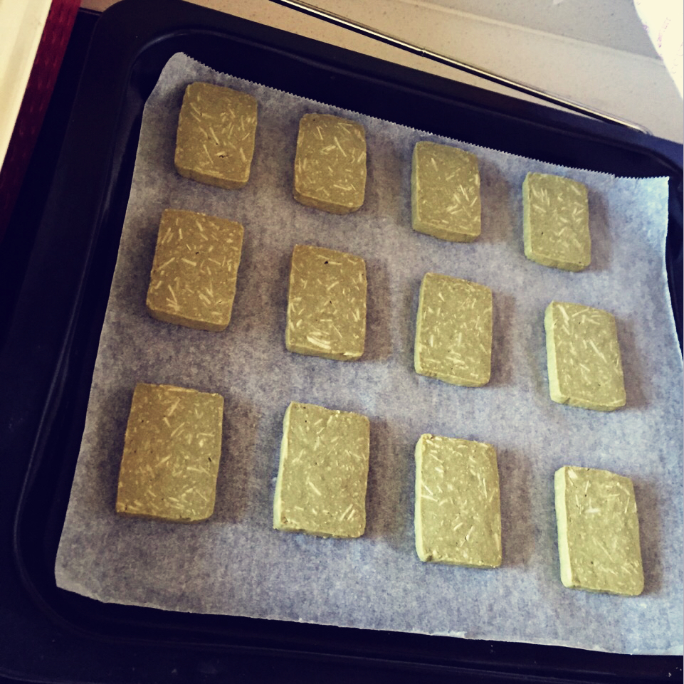 抹茶杏仁饼干