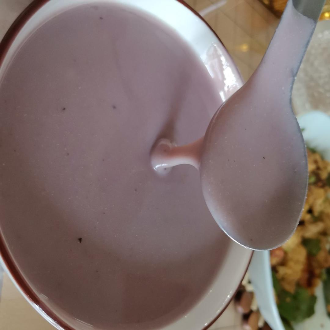 辅食版-山药紫薯米糊