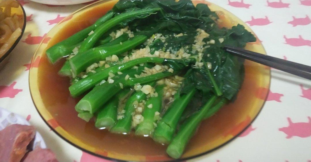 白灼菜心