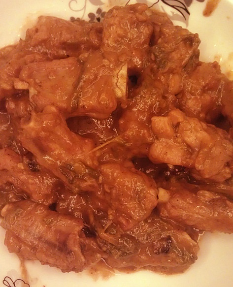腐乳烧排骨