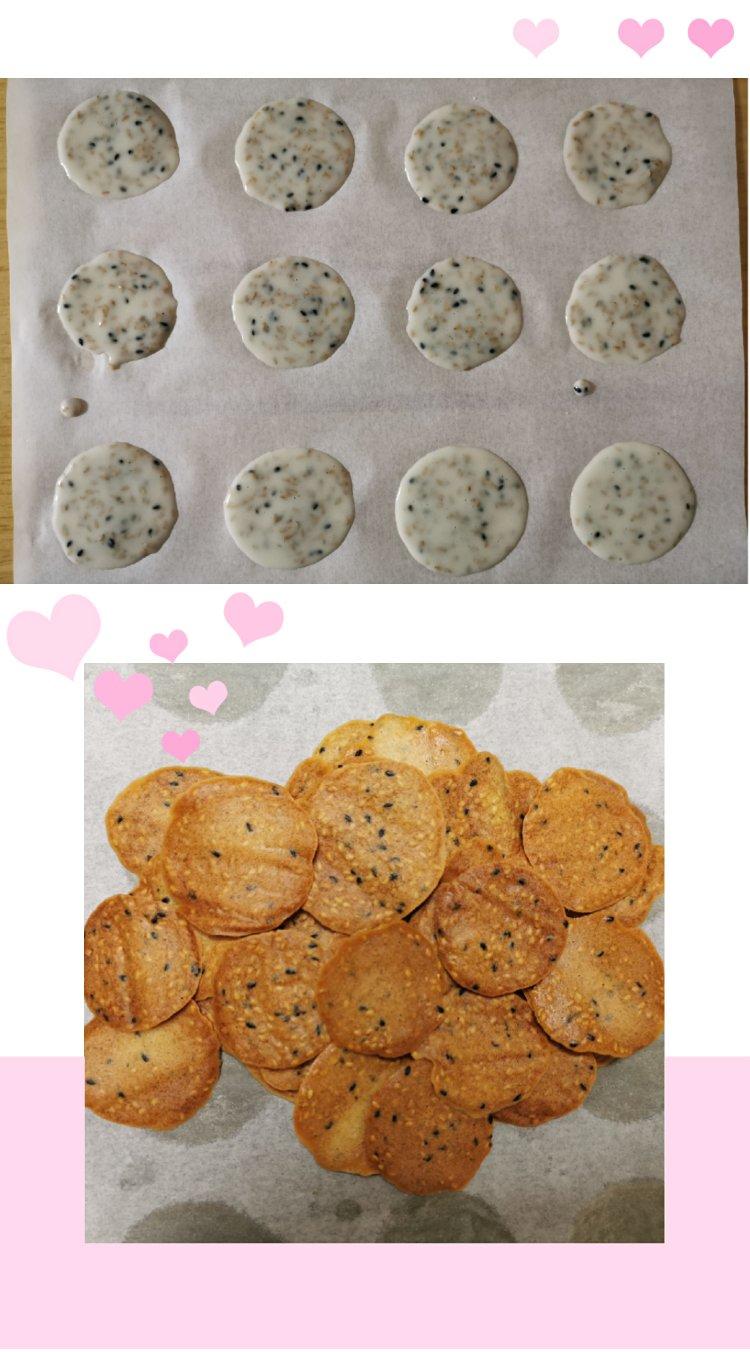 蛋清/蛋白消耗——芝麻瓦片（芝麻薄饼），从今天开始操心怎么消耗蛋黄吧ಠ_ಠ