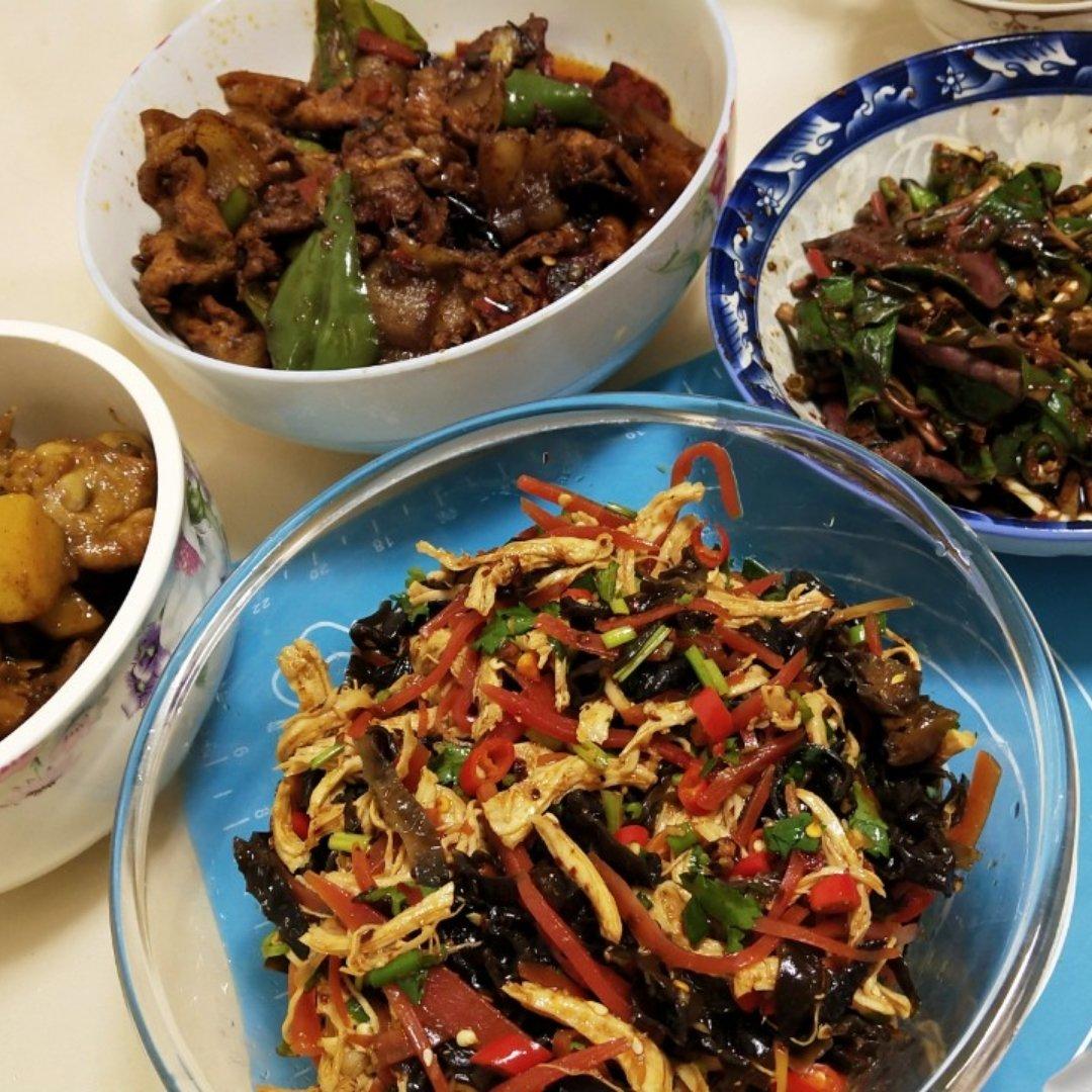 减脂健身｜凉拌手撕鸡丝（香辣&麻油版）