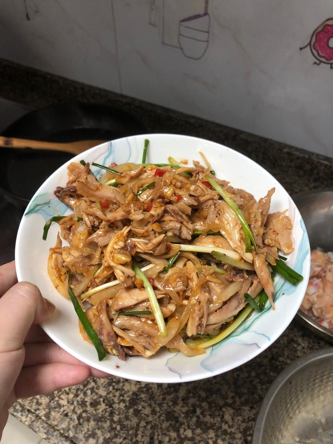 凉拌鸡腿肉（简单快捷）