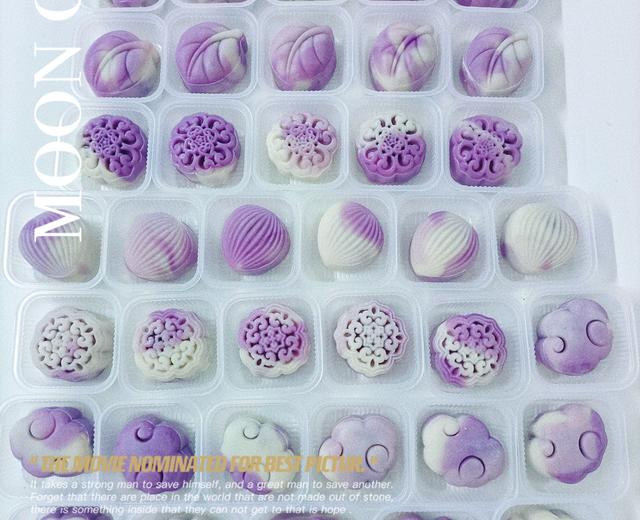 桑葚乳酪流心~冰皮月饼的做法