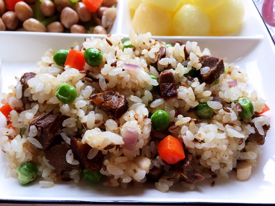 孜然牛肉炒饭