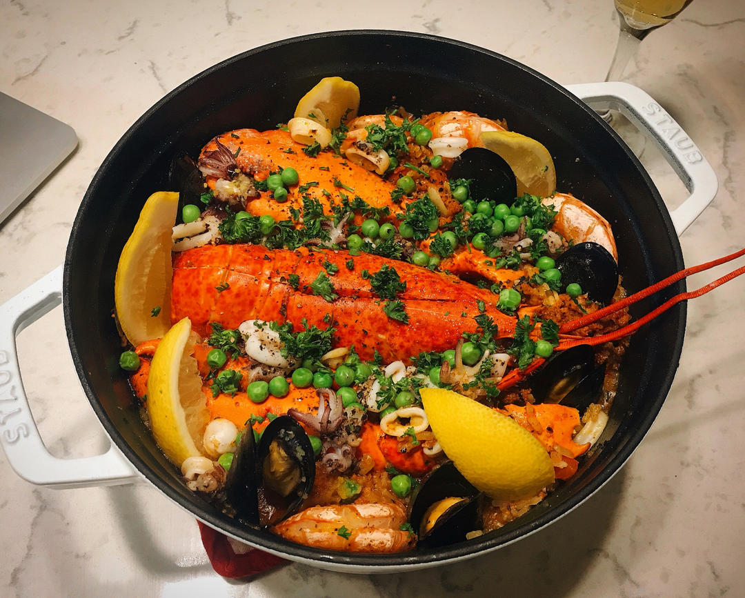 【曼食慢语】Seafood Paella 西班牙海鲜饭