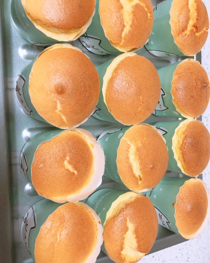 纸杯蛋糕 8寸戚风蛋糕的量