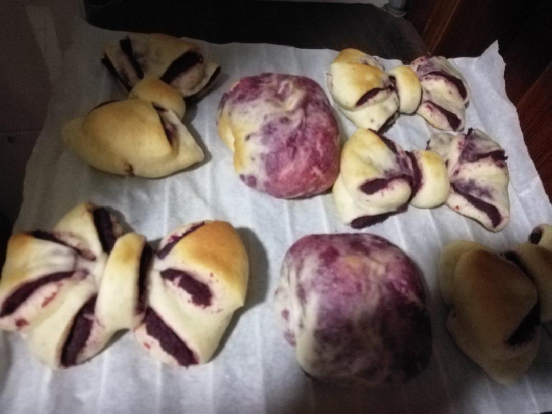 软萌可爱的蝴蝶结🎀面包