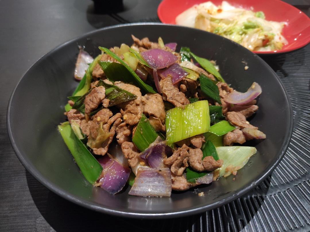 圆葱爆炒羊肉