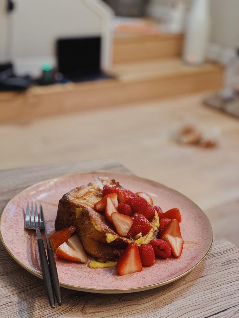 听说你们没地方传隔夜法式厚吐司