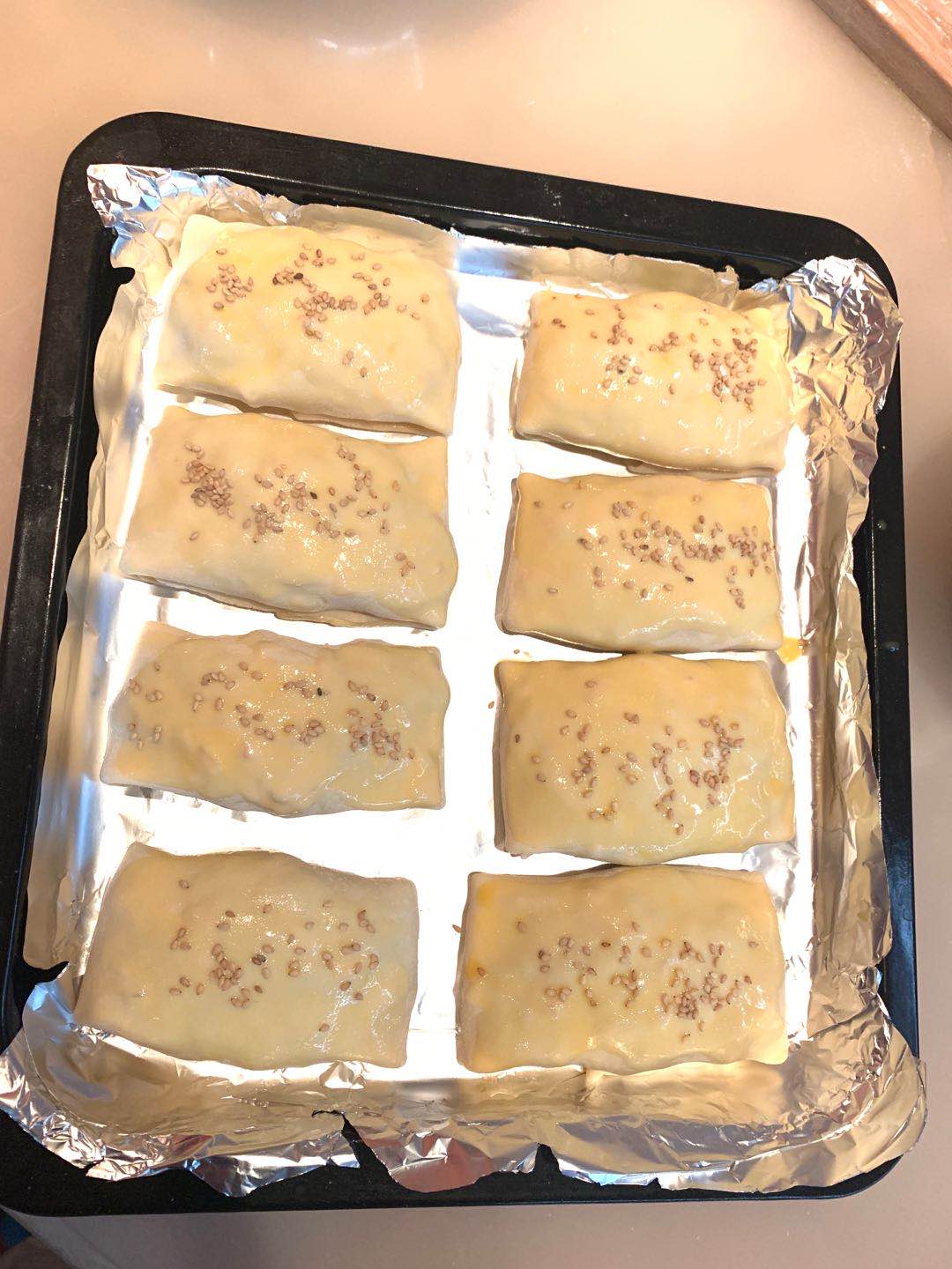 家庭版新疆烤包子的做法 步骤4