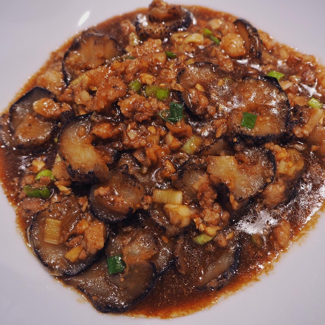 aguamarina做的简易版肉末海参