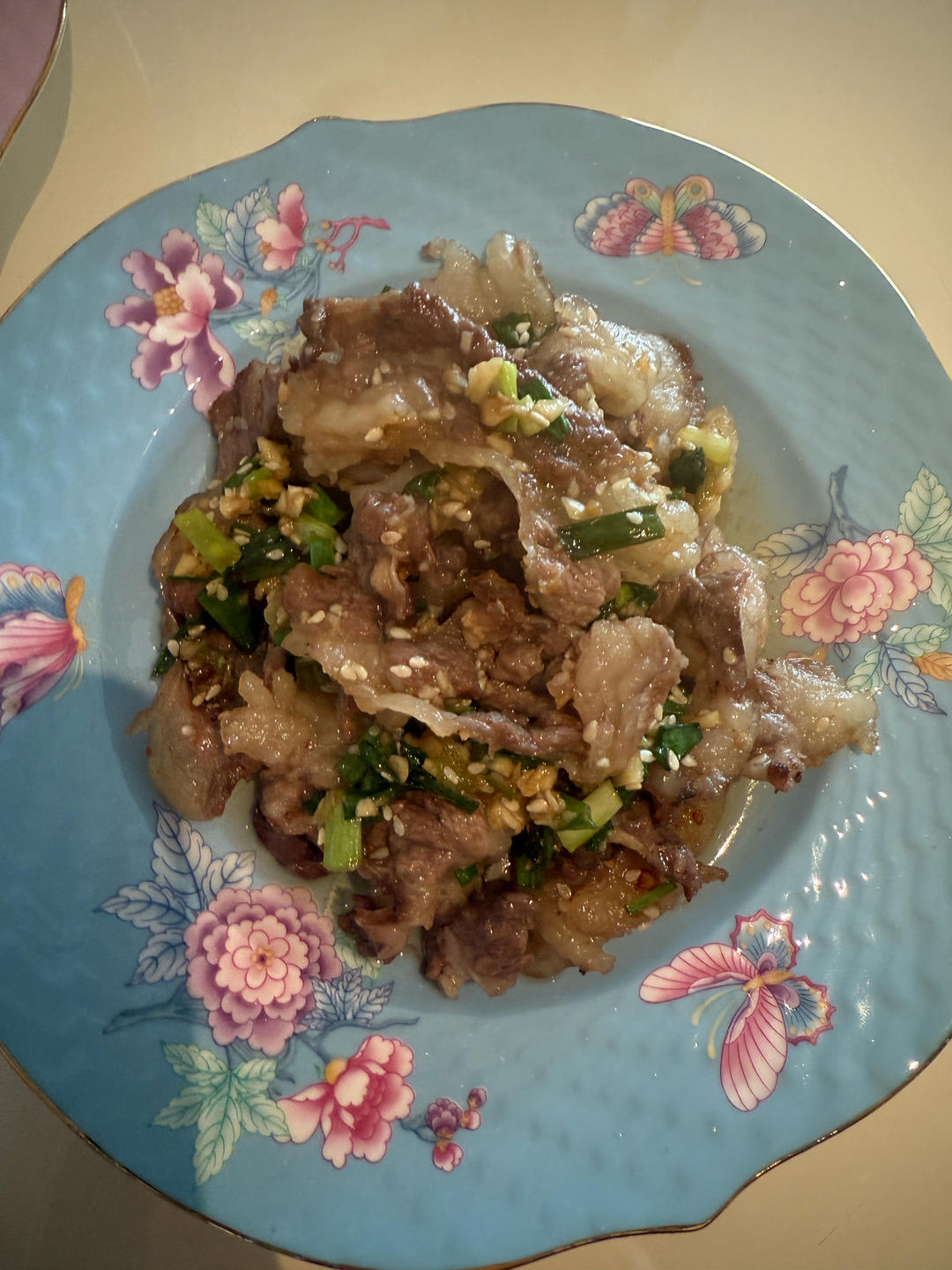盐葱牛肉