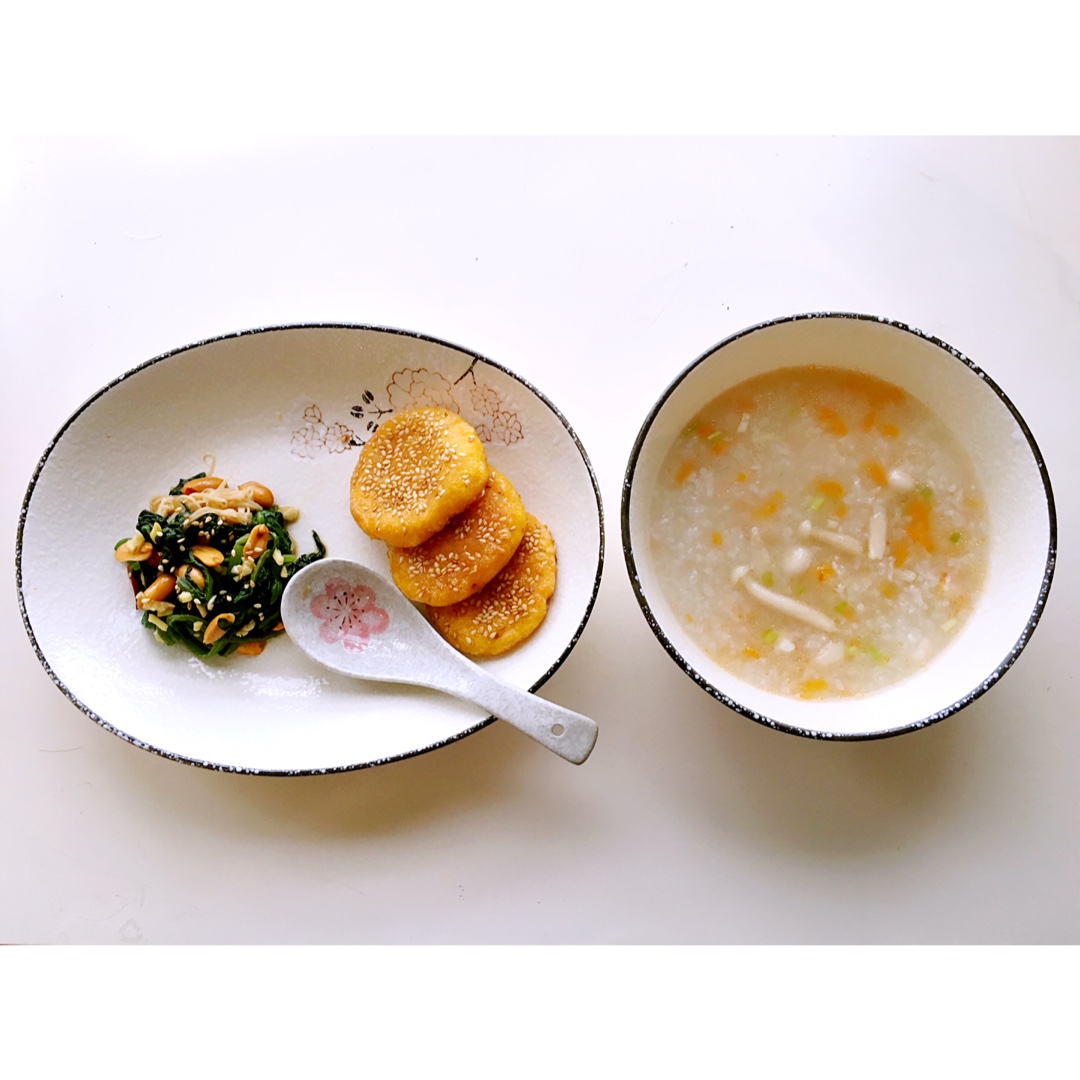 蘑菇鲜虾粥