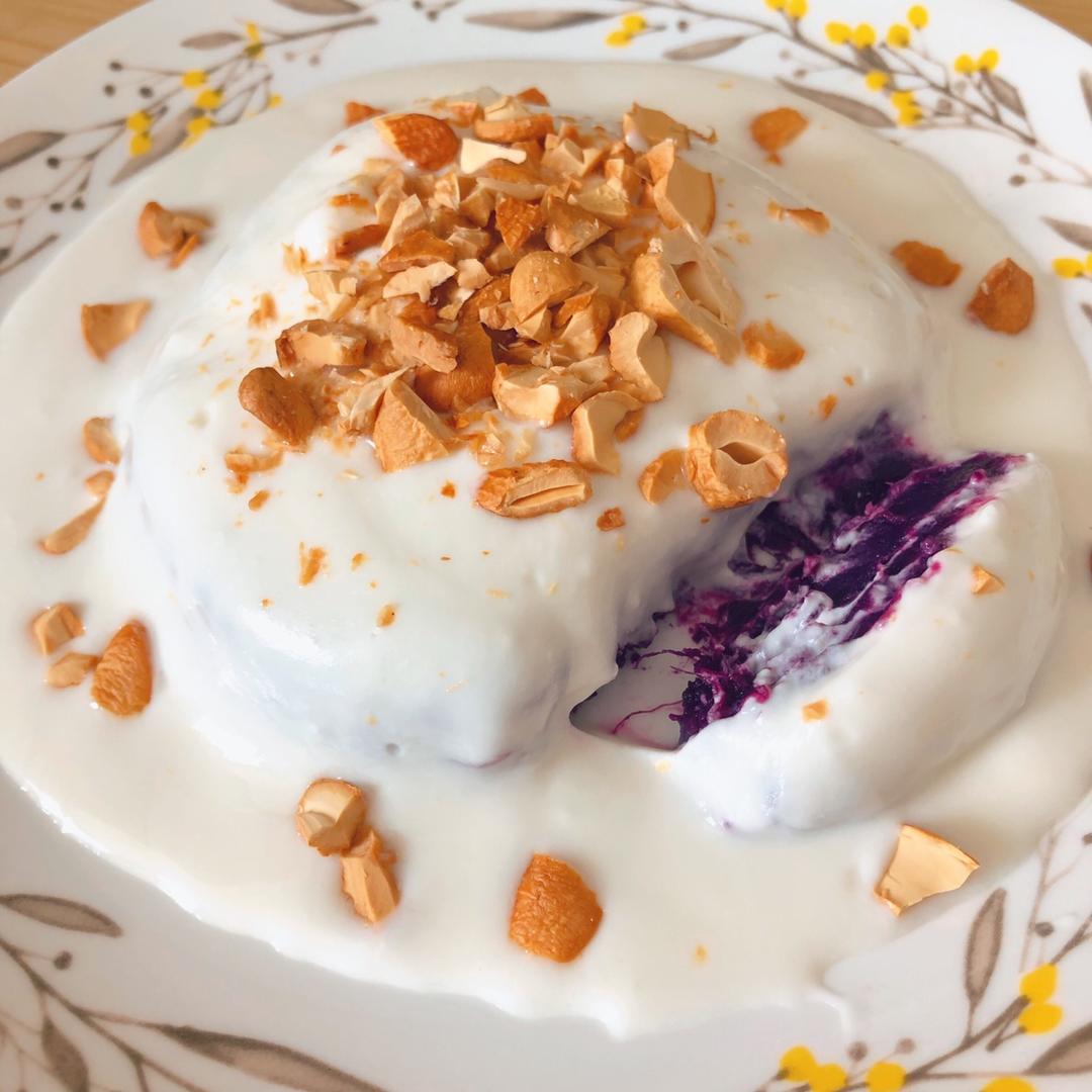 【酸奶紫薯泥】