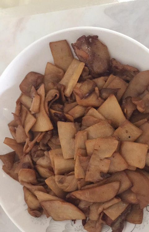肉炒杏鲍菇