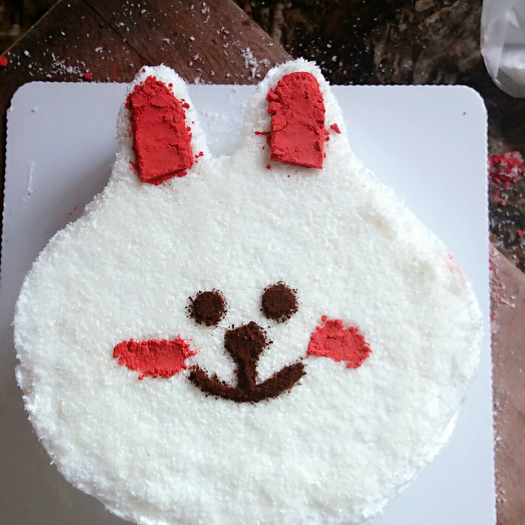 椰蓉小兔子奶油蛋糕