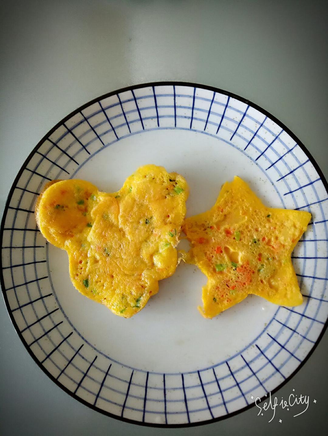 宝宝早餐蔬菜鸡蛋饼