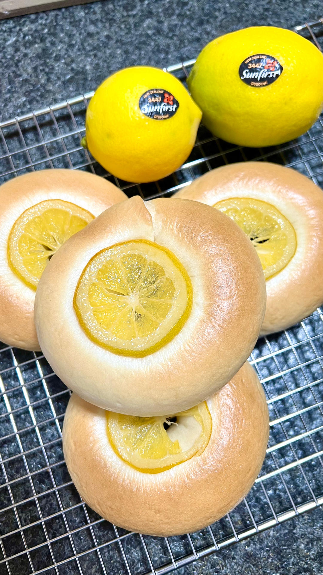 双重柠檬乳酪贝果🍋清爽果香🔆活力满满