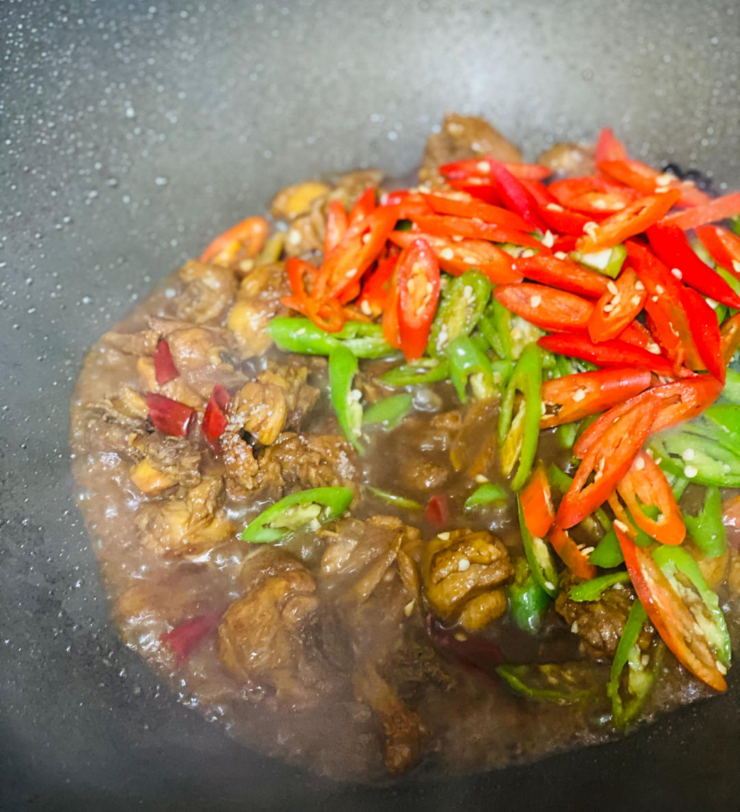 辣椒炒鸡（临沂家常）